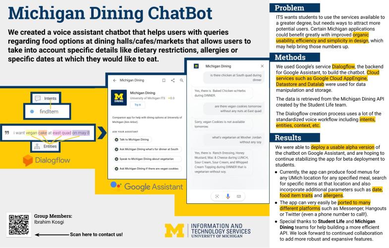 Michigan Dining ChatBot Presentation