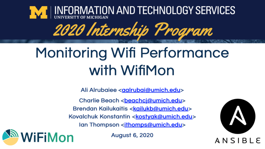 Monitoring WiFi Performance with WifiMon Poster