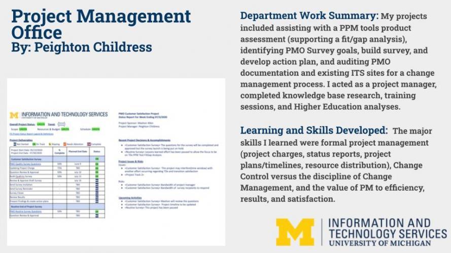 PPM Tools Product Assessment Poster