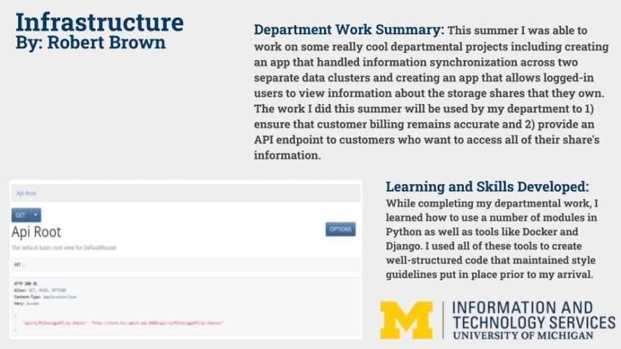 Infrastructure Web Applications Poster