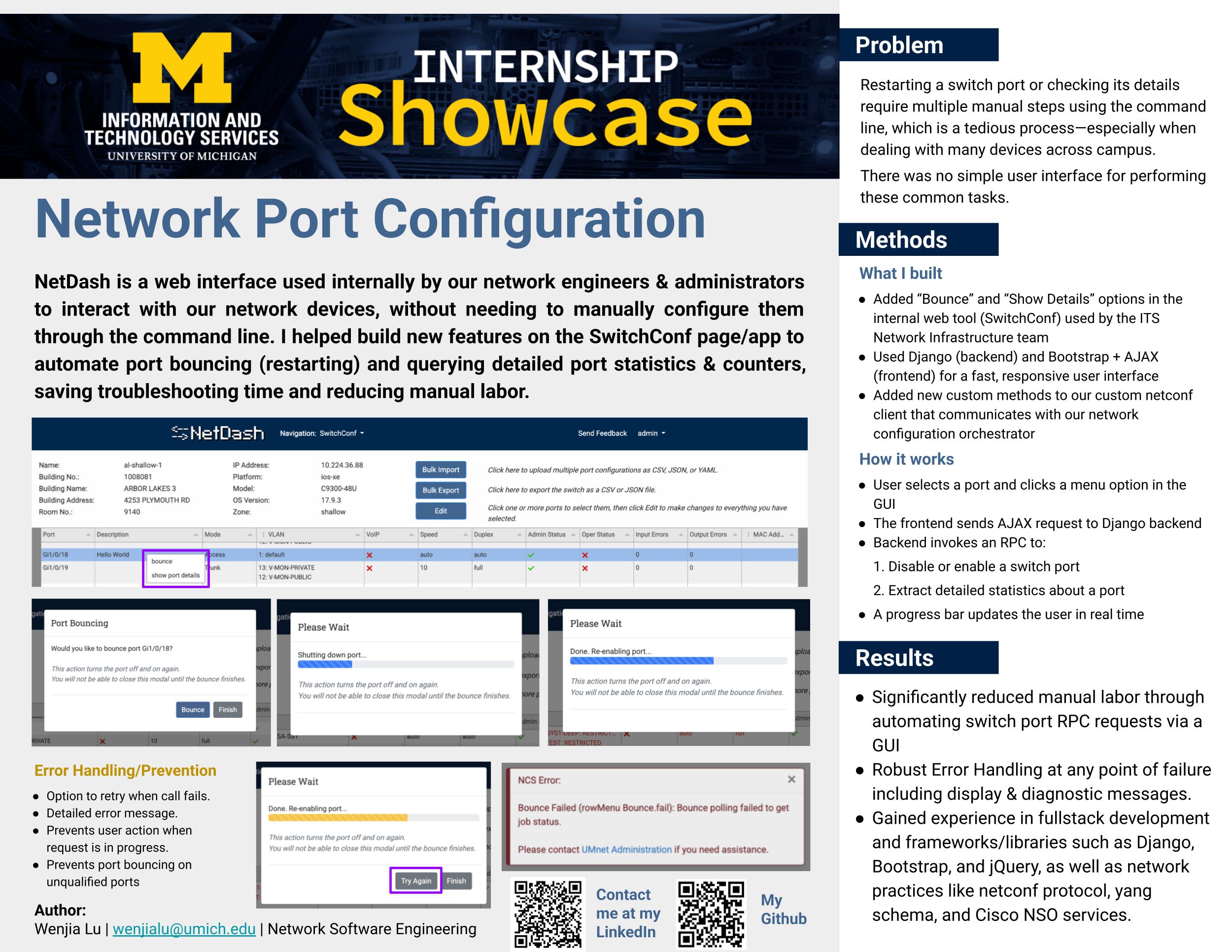 Network Port Configuration